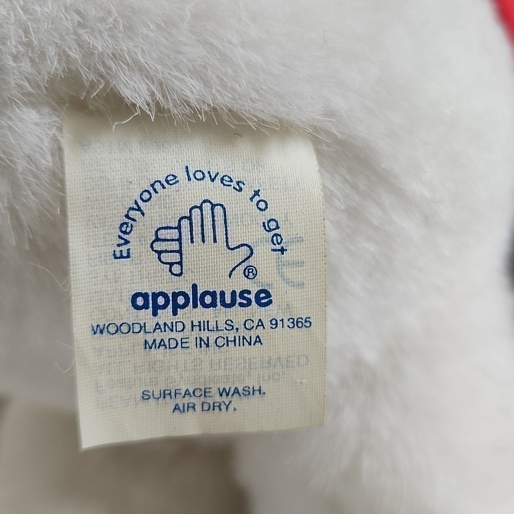 Vintage Snoopy  "Peanuts" Plush Valentines Charlie Brown Seasonal Christmas - Picture 4 of 9